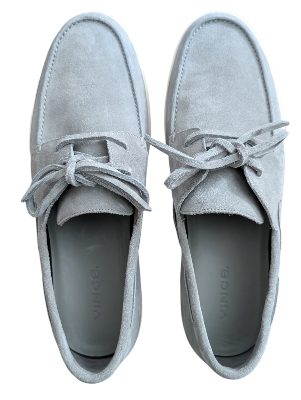 Vince Salerno Men’s Grey Suede Boat Shoes Loafers 12M - Picture 4 of 10